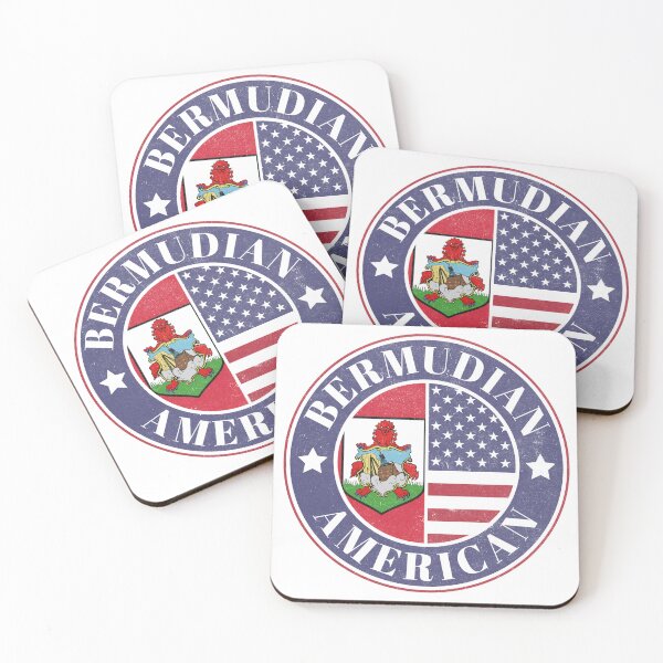 Item preview, Proud Bermudian-American Badge - Bermuda Flag designed and sold by chrisrivait.