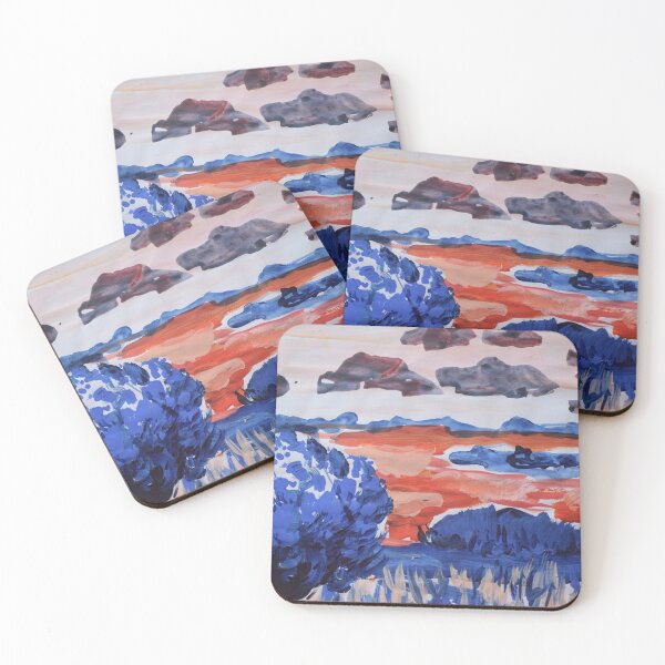 Item preview, Landscape with evening sun designed and sold by Oceanblue77.