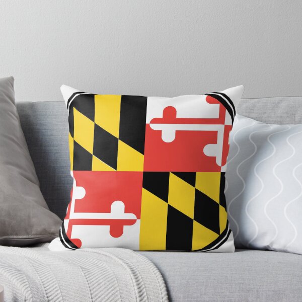Item preview, Maryland Flag Logo Circle designed and sold by MayhemDesigns.