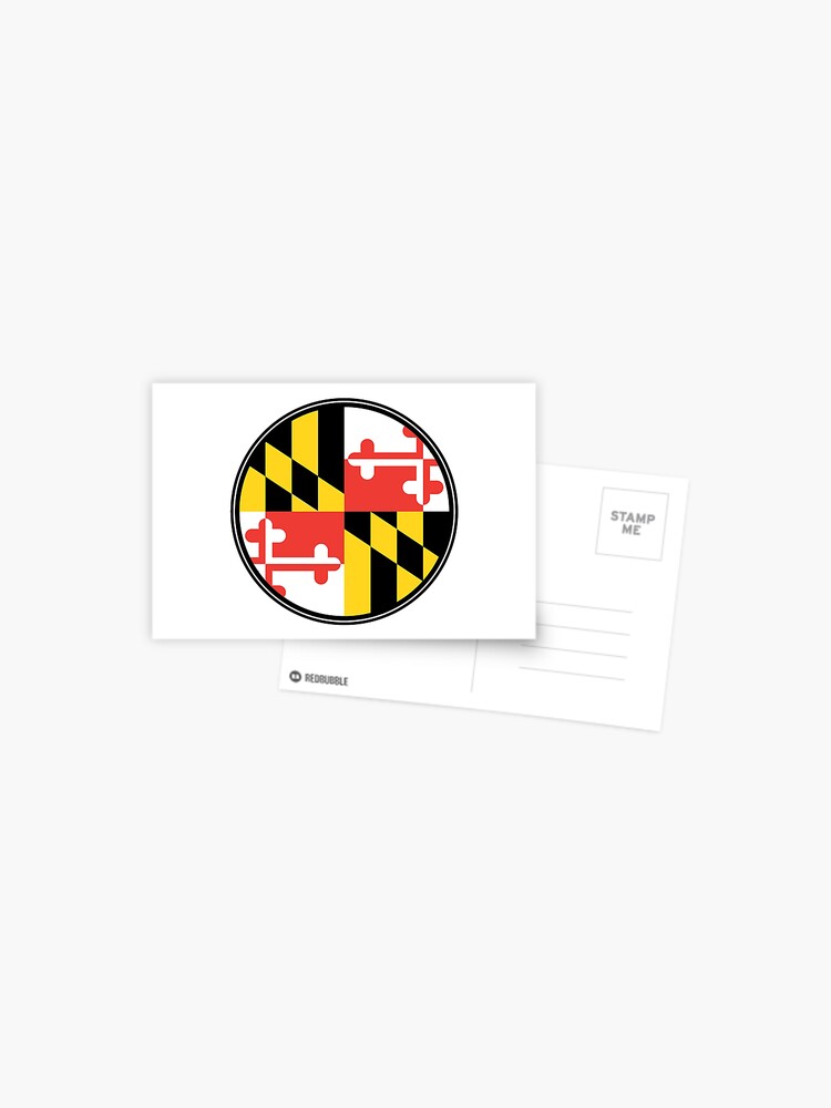 Postcard - Maryland State, Flag and Icons – The Maryland Store