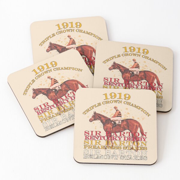 Item preview, 1919 Triple Crown Champion Sir Barton horse racing design designed and sold by Ginny Luttrell.