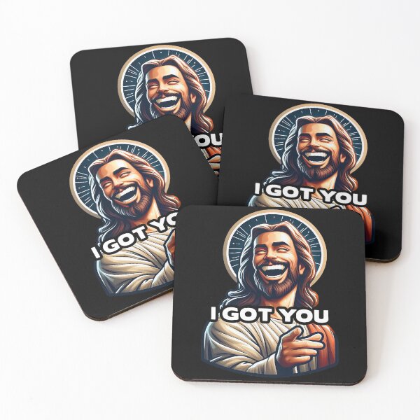 Item preview, I GOT YOU Jesus meme designed and sold by plushism.