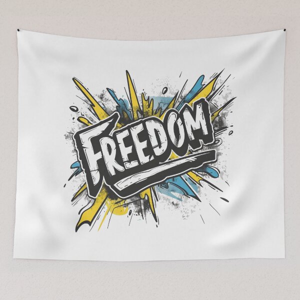 Item preview, The inscription "FREEDOM" designed and sold by InfinityCircle.