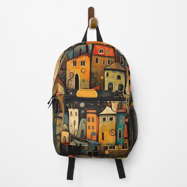 Item preview, Night Townhouses Art Brut designed and sold by sheprint.