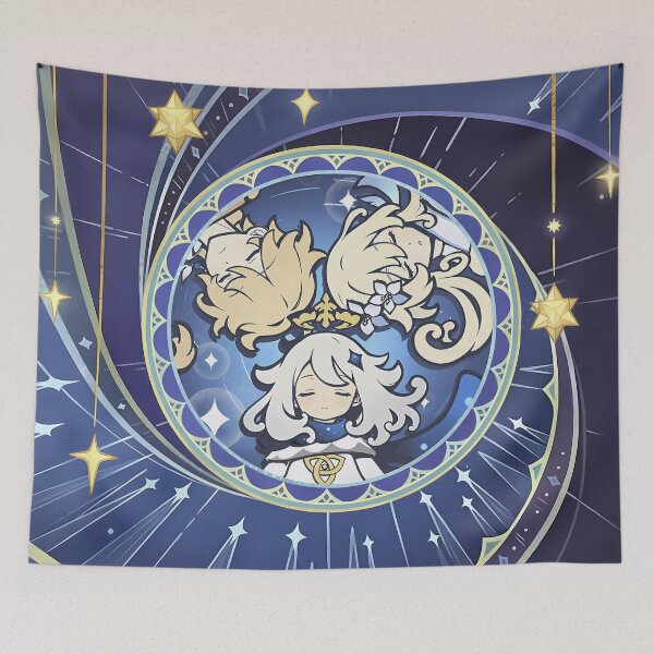 Item preview, Traveler and Paimon | Genshin Impact designed and sold by Verthalies.