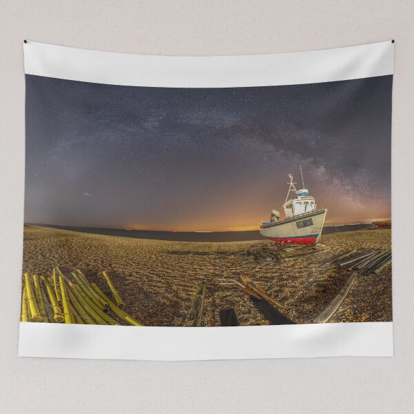 Item preview, Walmer Beach, Deal, at Night with The Milky Way  designed and sold by rogerstanger.
