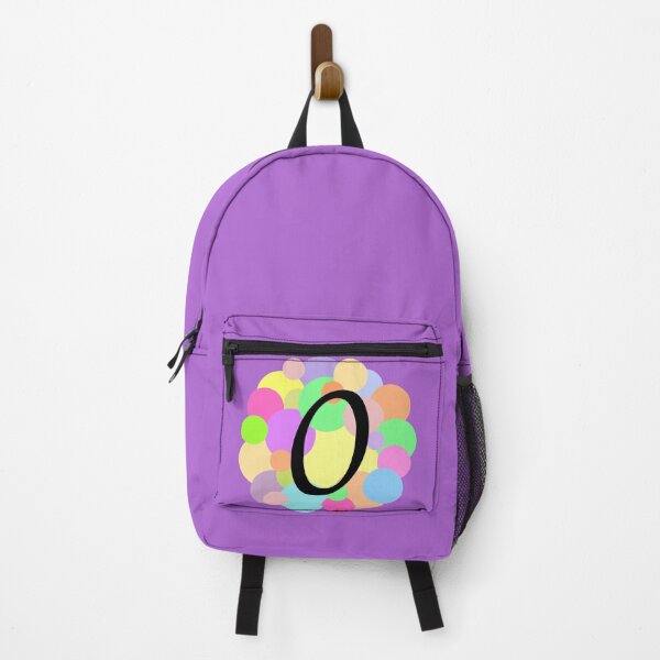 Item preview, Colorful Pastel Bubbles Upper Case Letter O Monogram designed and sold by MGonline.