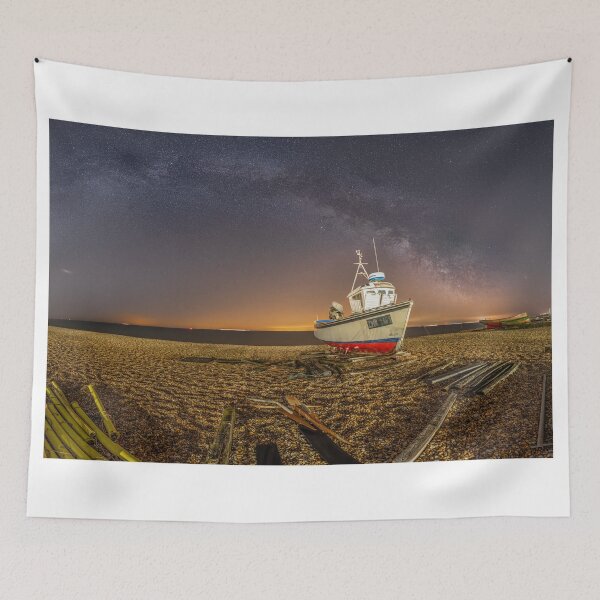 Item preview, Walmer Beach, Deal, at night with The Milky Way designed and sold by rogerstanger.