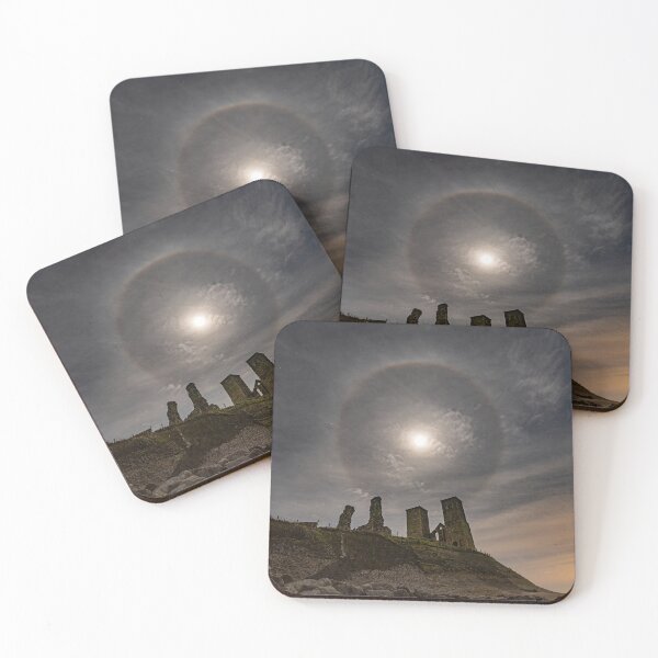 Item preview, Reculver Towers, Herne Bay, Moon Halo at Night designed and sold by rogerstanger.