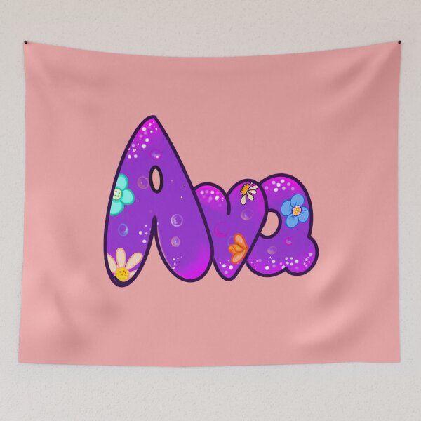 Item preview, Ava  in purple Top 10 best Girls and womens Personalized Custom name Ava designed and sold by Artonmytee.