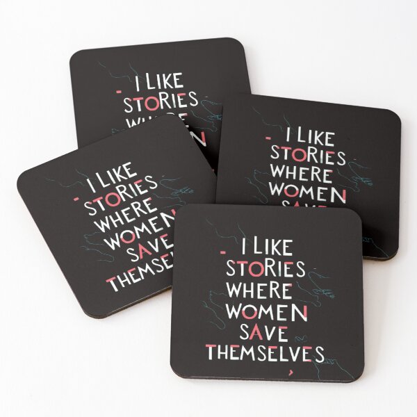 Item preview, I Like Stories Where Women Save Themselves designed and sold by ZIZZO 22.