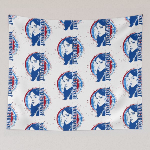 Item preview, Jenna Ortega Inspired Graphic - Scream 6 Theme in Red and Blue designed and sold by ironpalette.