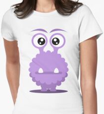 Dino the monster Women's Fitted T-Shirt