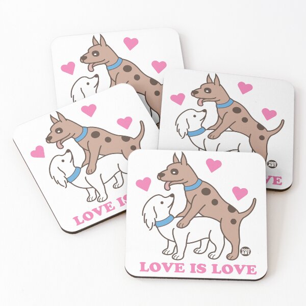 Item preview, Love Is Love Dogs designed and sold by TODD GOLDMAN.