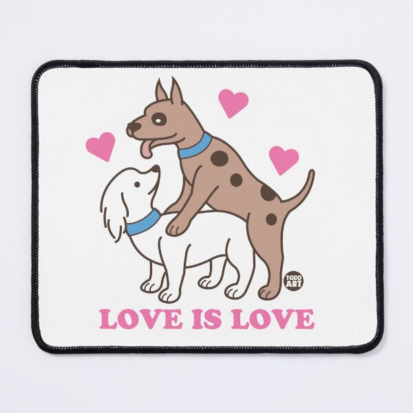 Item preview, Love Is Love Dogs designed and sold by TODD GOLDMAN.