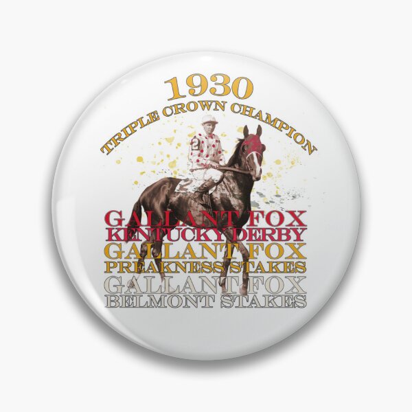 Item preview, 1930 Triple Crown Champion Gallant Fox horse racing design designed and sold by Ginny Luttrell.