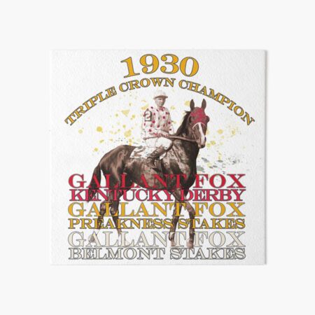 Item preview, 1930 Triple Crown Champion Gallant Fox horse racing design designed and sold by Ginny Luttrell.