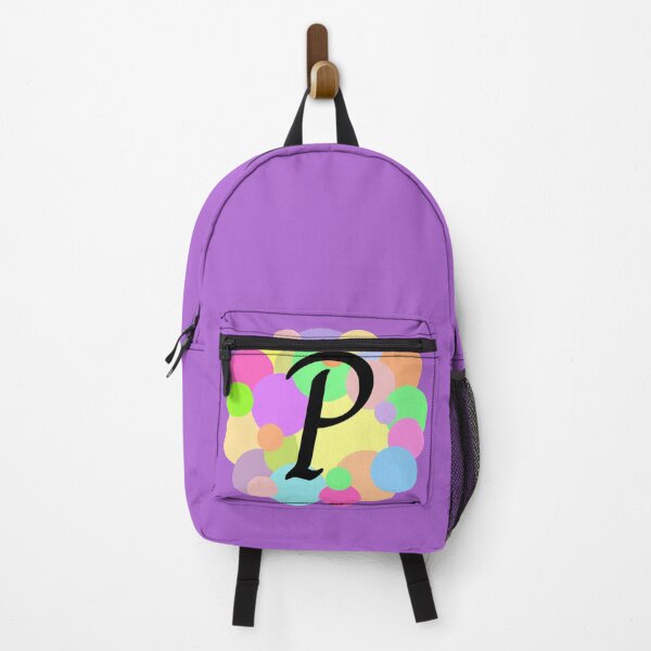 Item preview, Colorful Pastel Bubbles Upper Case Letter P Monogram designed and sold by MGonline.