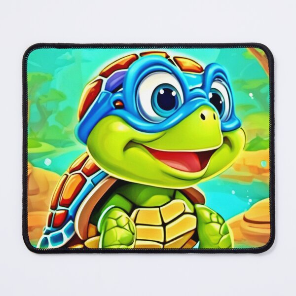 Item preview, Baby Turtle Cartoon Art designed and sold by Health And Fitness Posts e-Store.