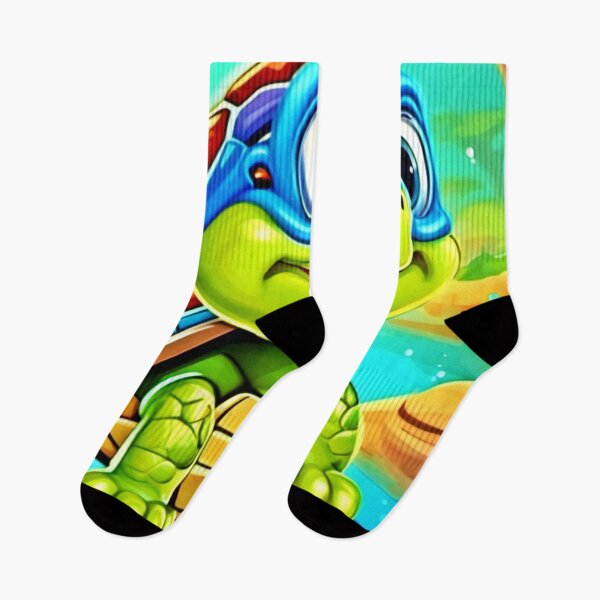 Item preview, Baby Turtle Cartoon Art designed and sold by Health And Fitness Posts e-Store.