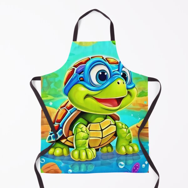 Item preview, Baby Turtle Cartoon Art designed and sold by Health And Fitness Posts e-Store.