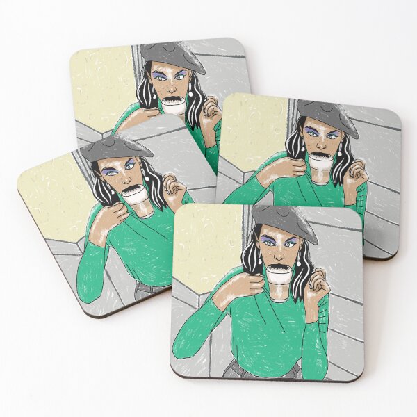 Item preview, Woman in beret designed and sold by Magdalena-7.