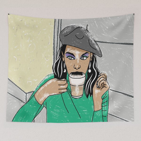 Item preview, Woman in beret designed and sold by Magdalena-7.