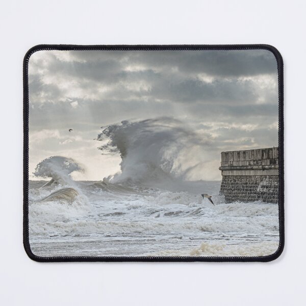 Item preview, Ramsgate Storm Waves at East Pier and Beach designed and sold by rogerstanger.