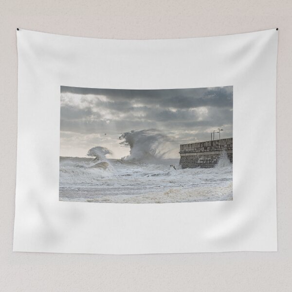 Item preview, Ramsgate Storm Waves at East Pier and Beach designed and sold by rogerstanger.