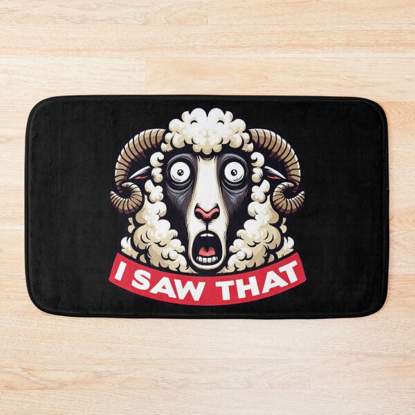 Item preview, I Saw That meme Sheep designed and sold by plushism.