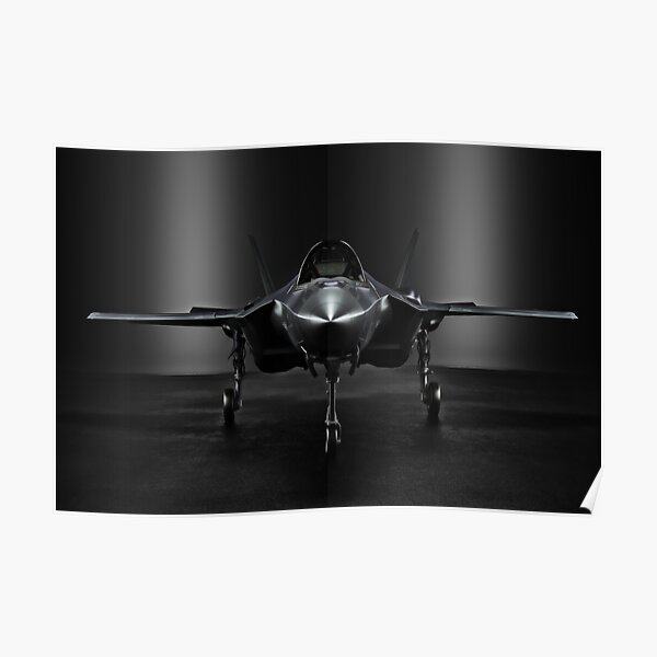 Advanced F35 jet aircraft Poster