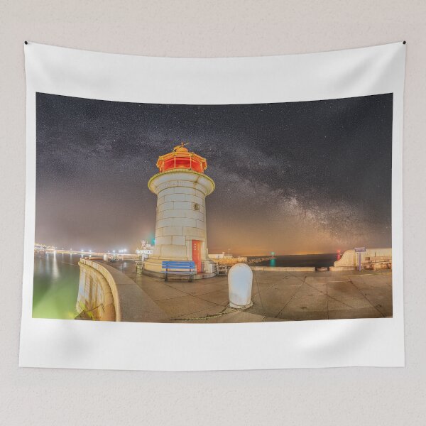 Item preview, Ramsgate Lighthouse at night with milky way designed and sold by rogerstanger.