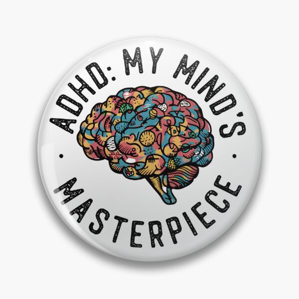 Item preview, My Mind's Masterpiece - Vintage Retro ADHD T-Shirt and more. designed and sold by Brian Hibbs.