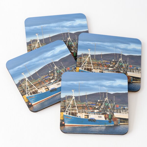 Item preview, Fishing boats in evening light at Campbeltown, Scotland designed and sold by Richard Flint.