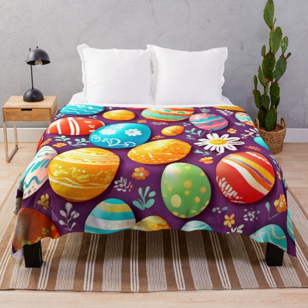 Item preview, Egg-citing Easter Cartoon Themed Art designed and sold by Health And Fitness Posts e-Store.