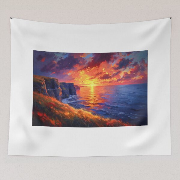 Item preview, Missummer Cliff Sunset designed and sold by Conor McGuire.