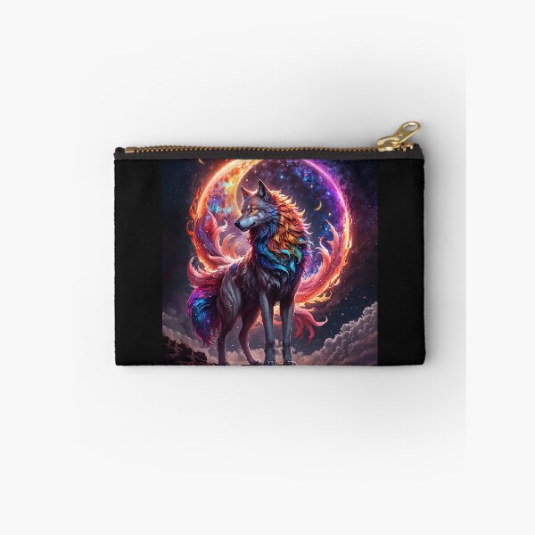 Item preview, Wolf Art Moon Galaxy designed and sold by BeebooDesign.
