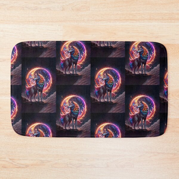 Item preview, Wolf Art Moon Galaxy designed and sold by BeebooDesign.