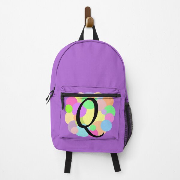 Item preview, Colorful Pastel Bubbles Upper Case Letter Q Monogram designed and sold by MGonline.
