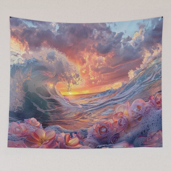 Item preview, Waves Sea Ocean Beach - Vacation designed and sold by FlowersColorful.