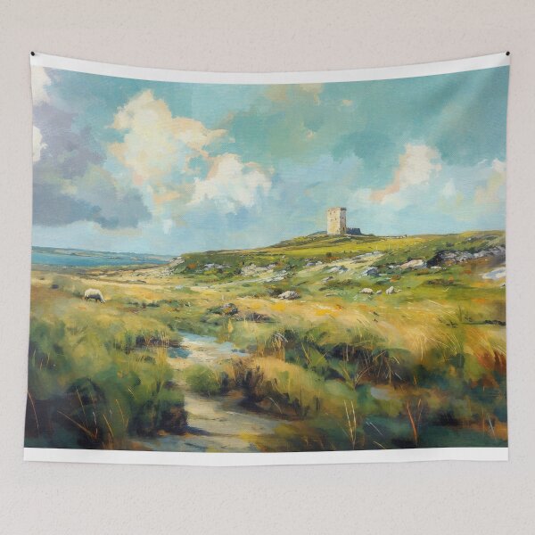 Item preview, Abandoned Castle On hill designed and sold by Conor McGuire.