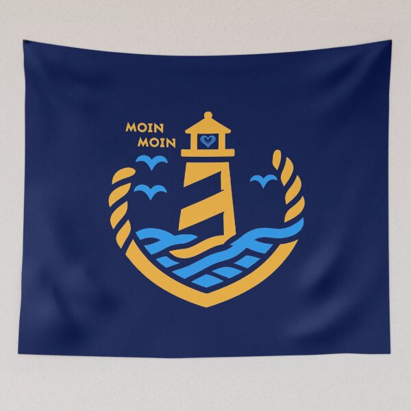 Item preview, Moin Moin + lighthouse with heart designed and sold by netrok.