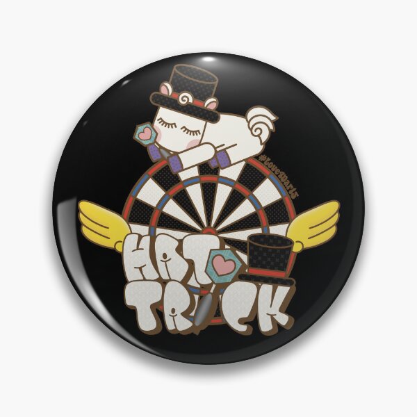 Item preview, White Horse Loves Hat Trick! designed and sold by love4darts.
