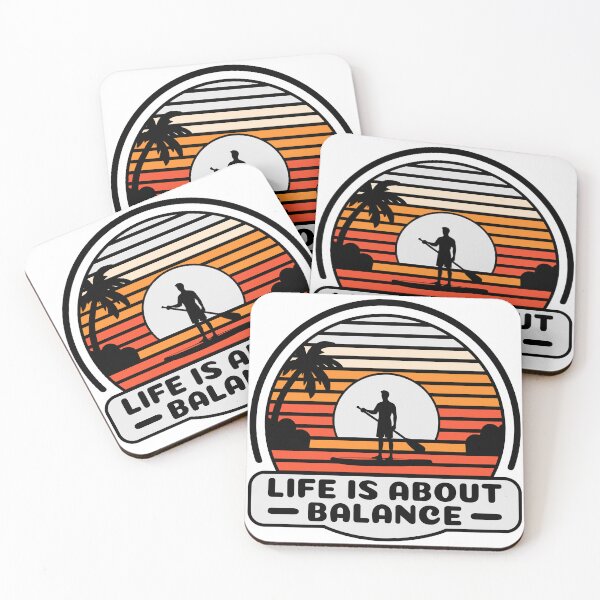 Item preview, Paddleboard Life Is About Balance Paddleboarder designed and sold by TKsTees.