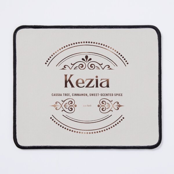 Item preview, Kezia | Job 42 14 | Cassia Tree Cinnamon Sweet Scented Spice | Christian Name with Biblical Meaning For Girl | Christian Name Collection designed and sold by Blessed Be Your Name.