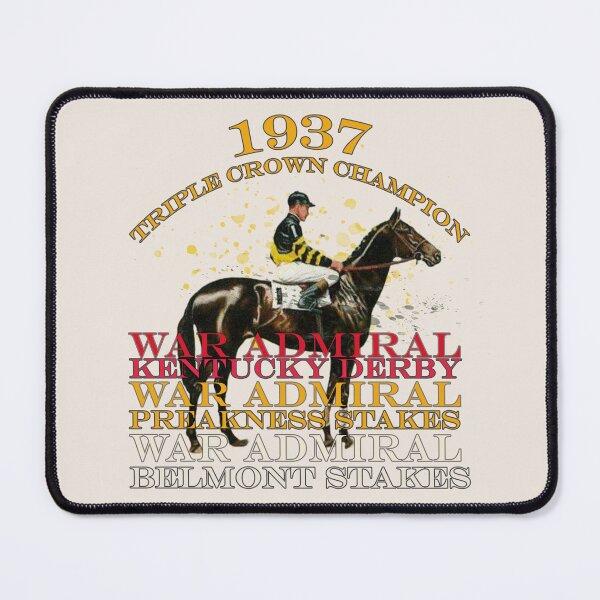 Item preview, 1937 Triple Crown Champion War Admiral horse racing design designed and sold by Ginny Luttrell.