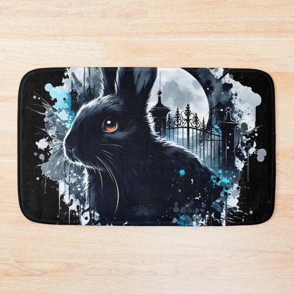 Item preview, Black Rabbit Moon Night Gothic designed and sold by RubisLeaf.