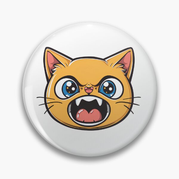 Item preview, Orange Cat Screaming designed and sold by Crazycatgraphic.