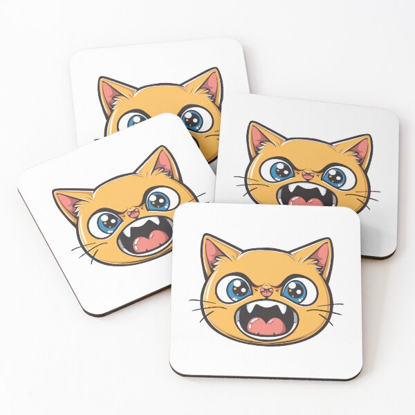 Item preview, Orange Cat Screaming designed and sold by Crazycatgraphic.