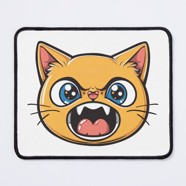 Item preview, Orange Cat Screaming designed and sold by Crazycatgraphic.